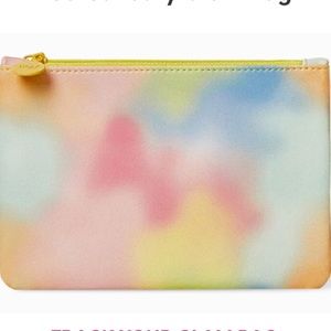 Pastel Tie Dye Makeup Pouch